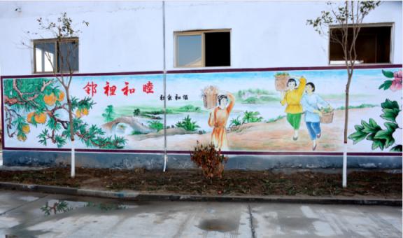 雅安乡镇文化墙 乡风文明焕发新活力