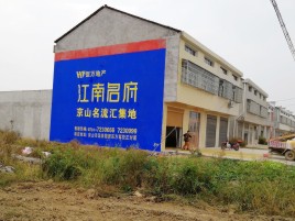雅安农村墙体广告在不同形式上面展现的不同特色